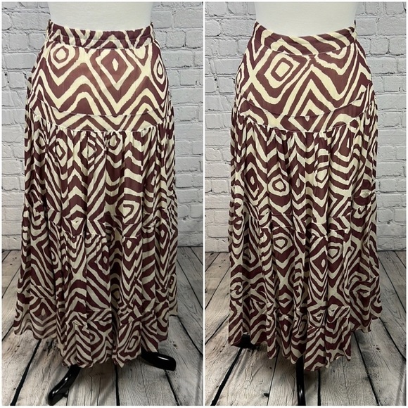 SOFT SURROUNDINGS Tiered Maxi Skirt, Size XS Petite - Picture 1 of 9